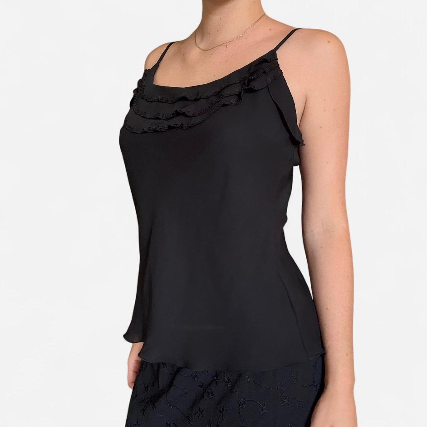 Black vintage tank top