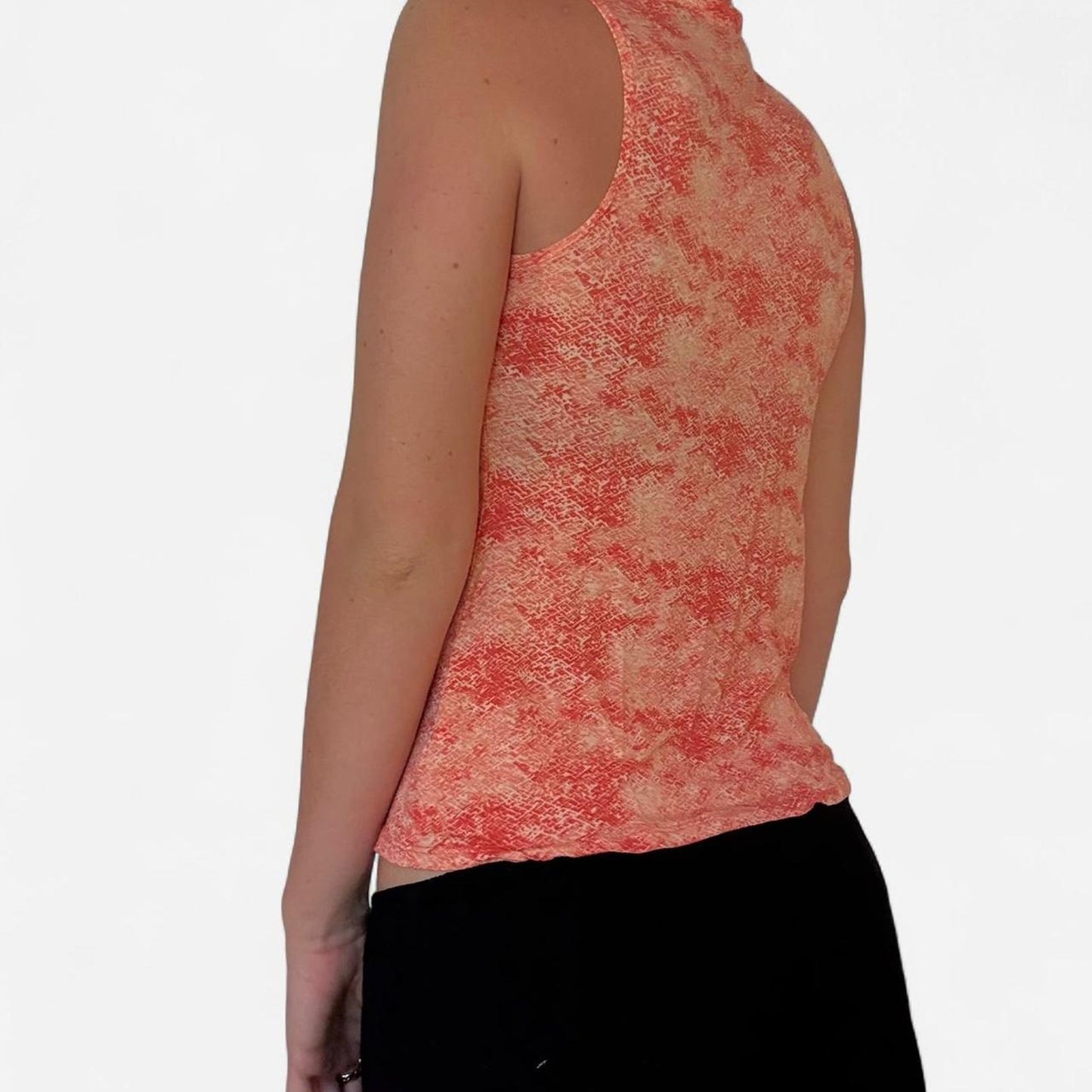 Orange and yellow y2k tank top