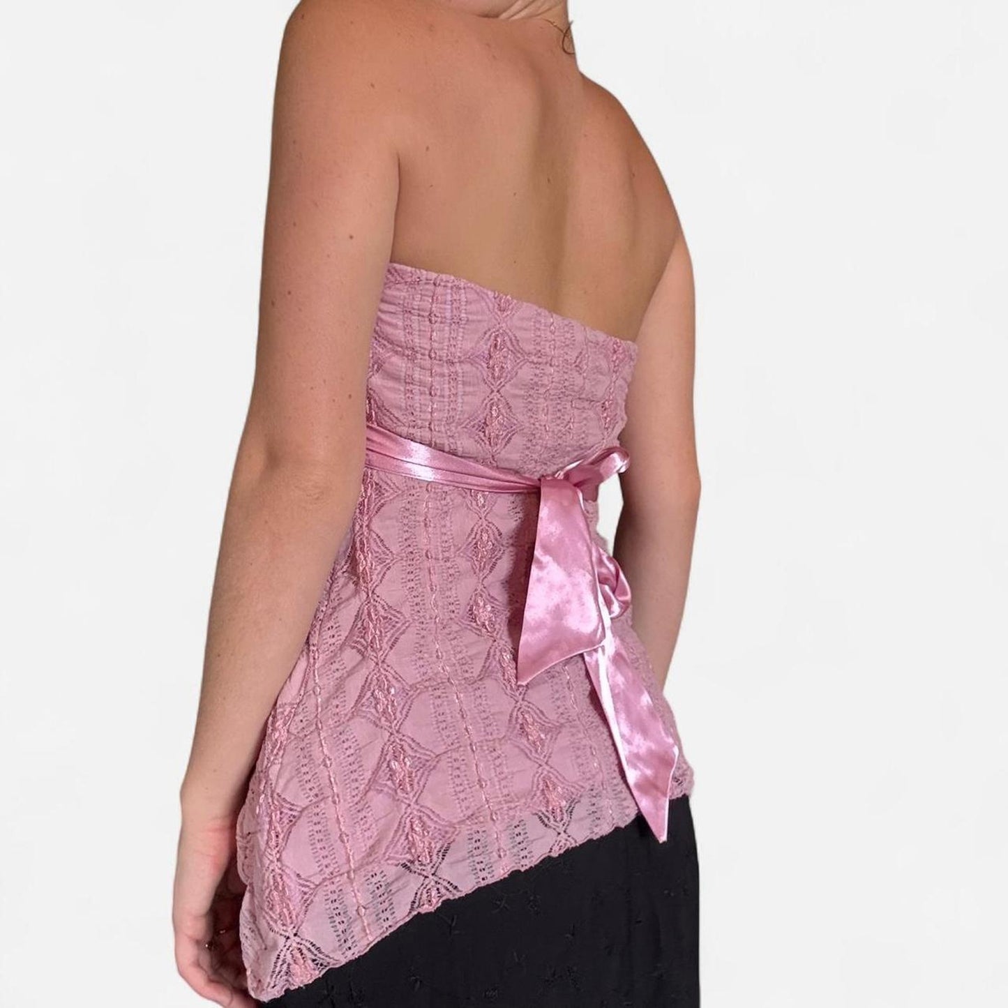 Pink mkm designs vintage strapless