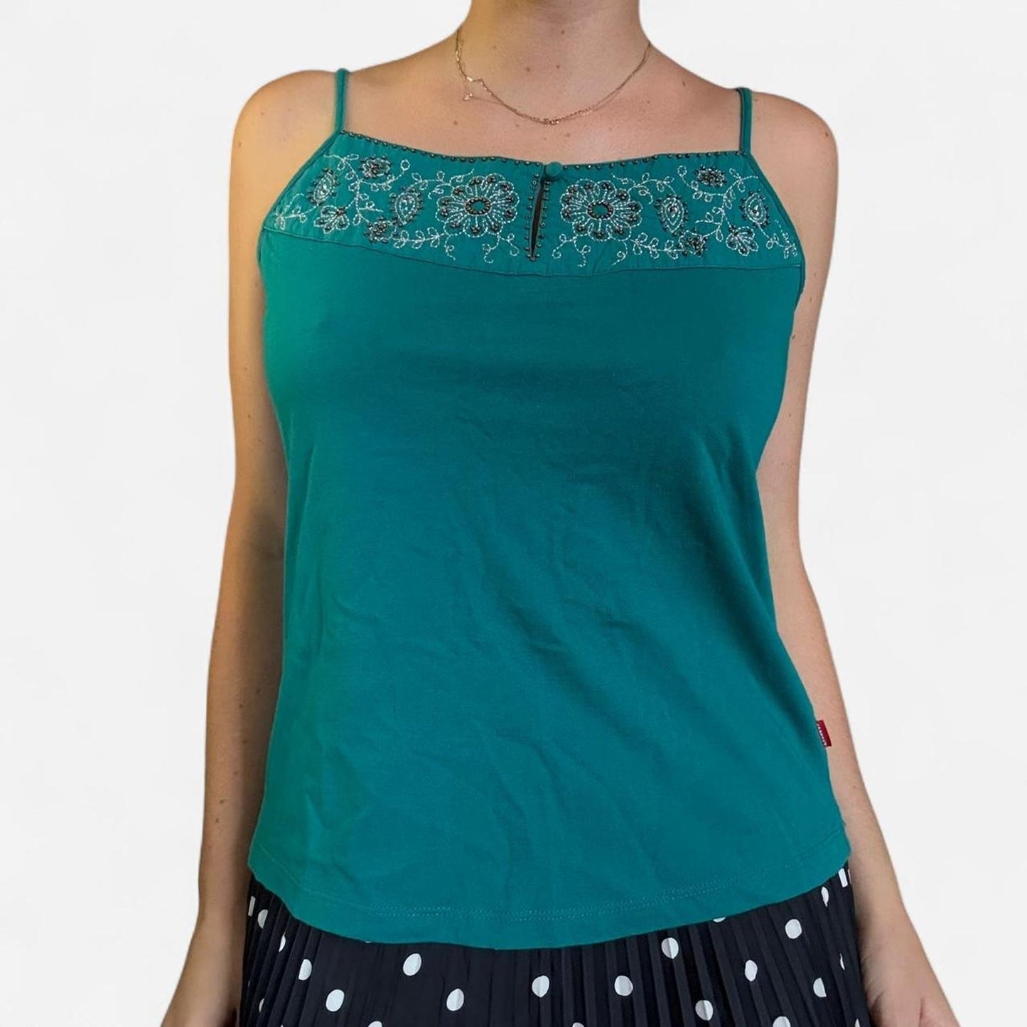 Boho vintage floral cami