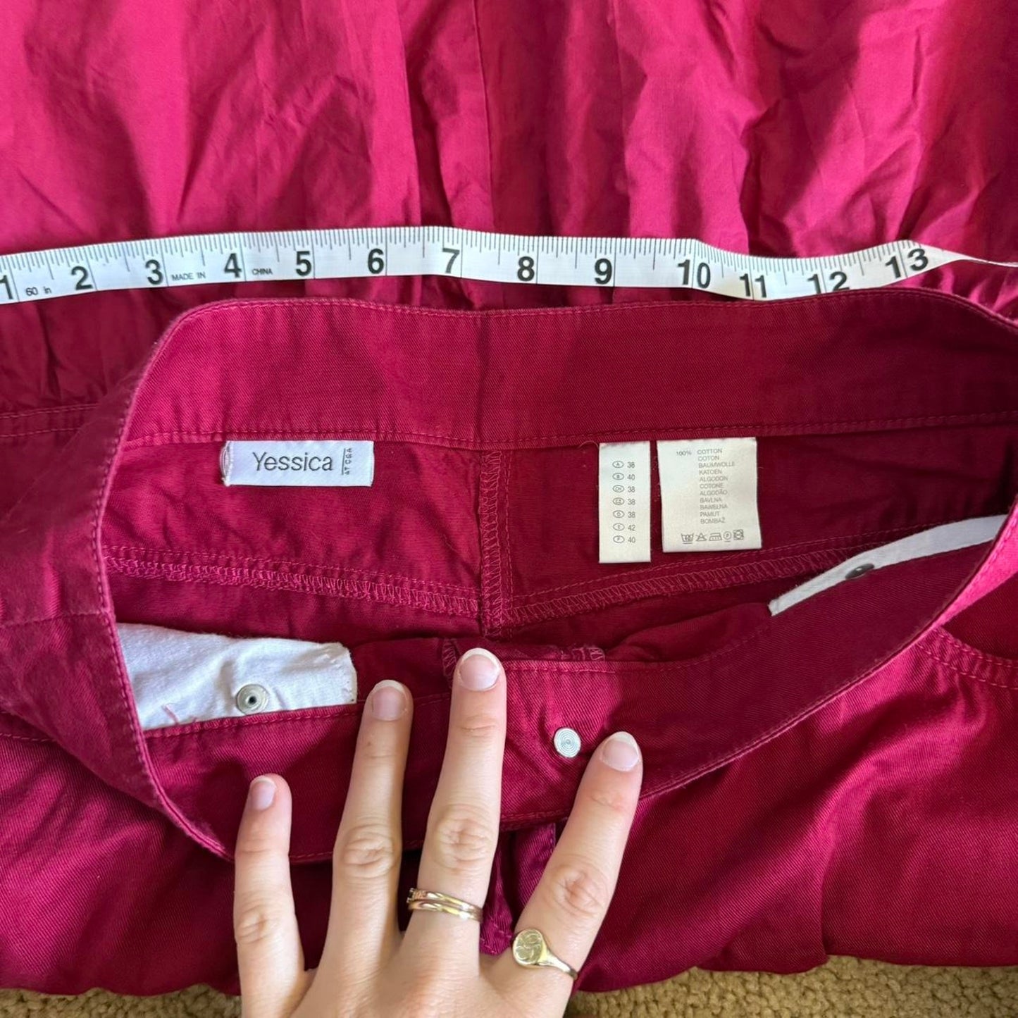Pink y2k tiered maxi skirt